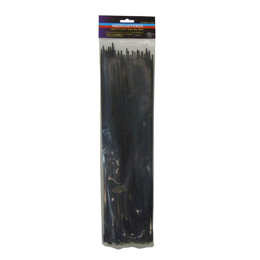 15''X3/16'' Cable Ties Black