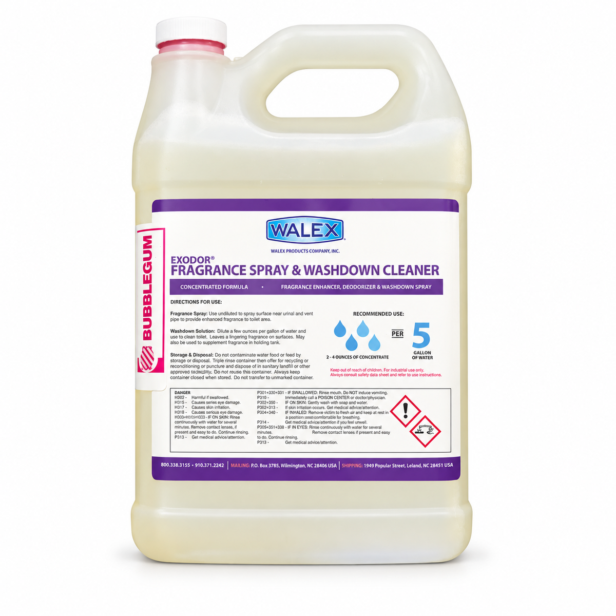 Walex EXODOR Fragrance Spray & Washdown Cleaner - 1 Gallon