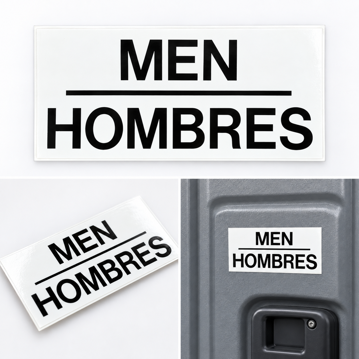 Men / Hombres Decal
