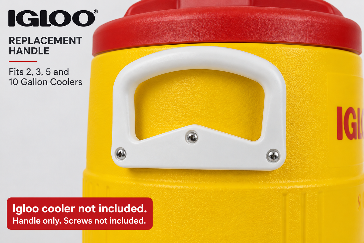 Replacement Curved Handle for Igloo Coolers - Fits 2,3, 5 & 10 Gallon