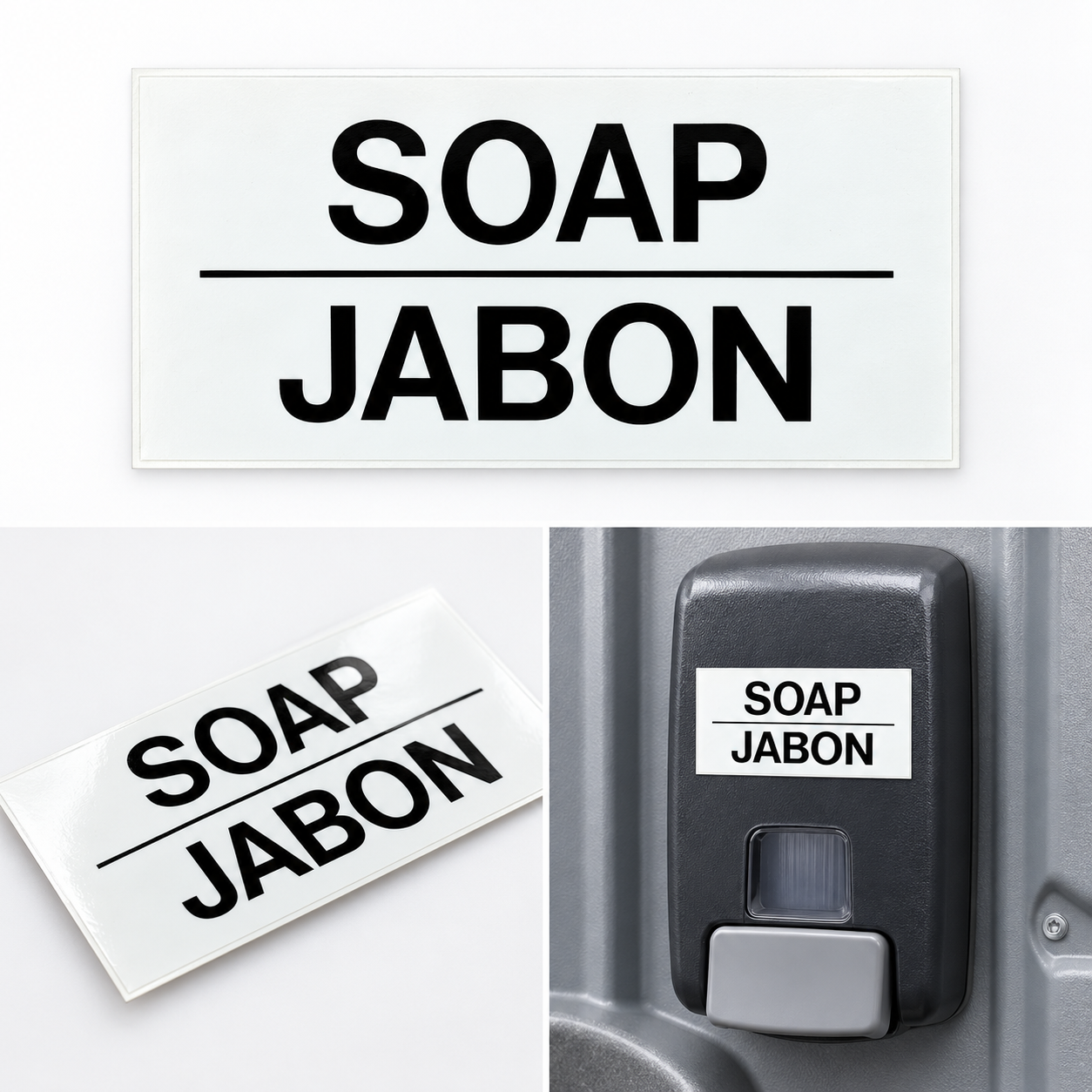 Soap / Jabon Decal