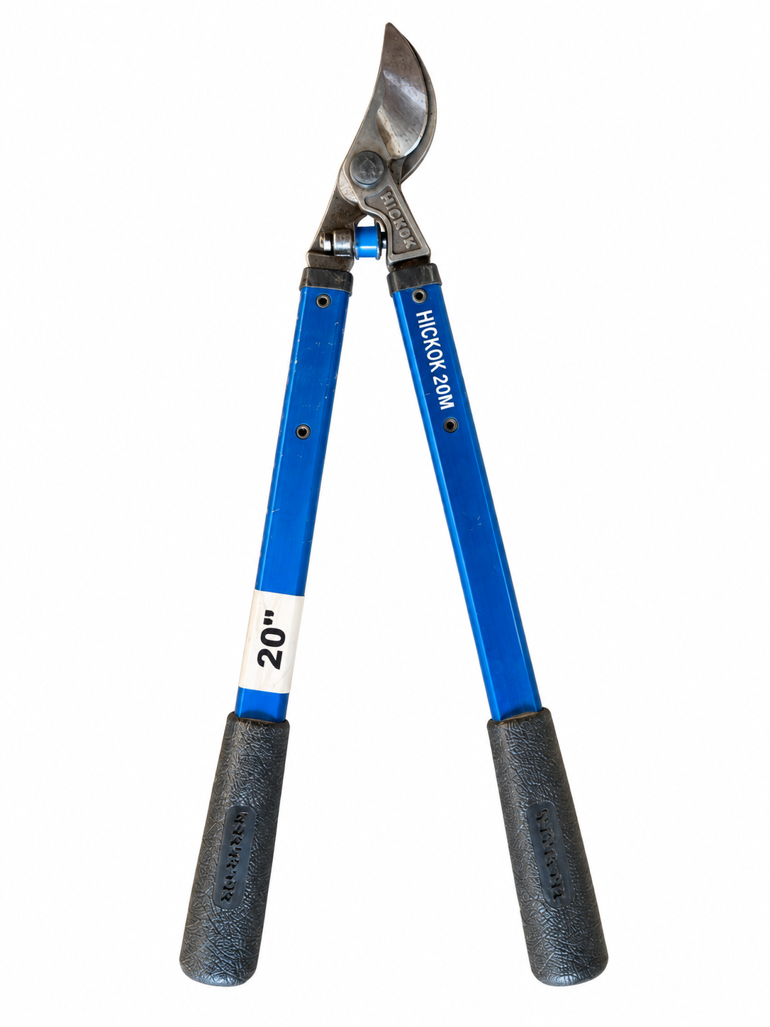 Hickok 20M 20-inch vine lopper with blue aluminum handles on a white background