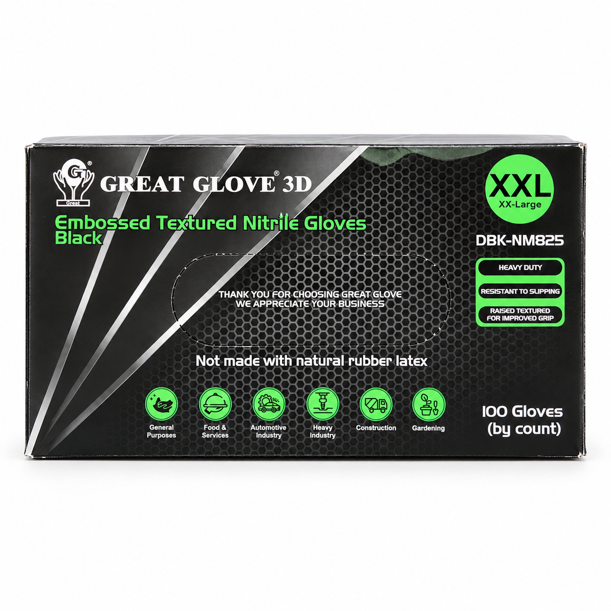 Box of 100 XXL gloves
