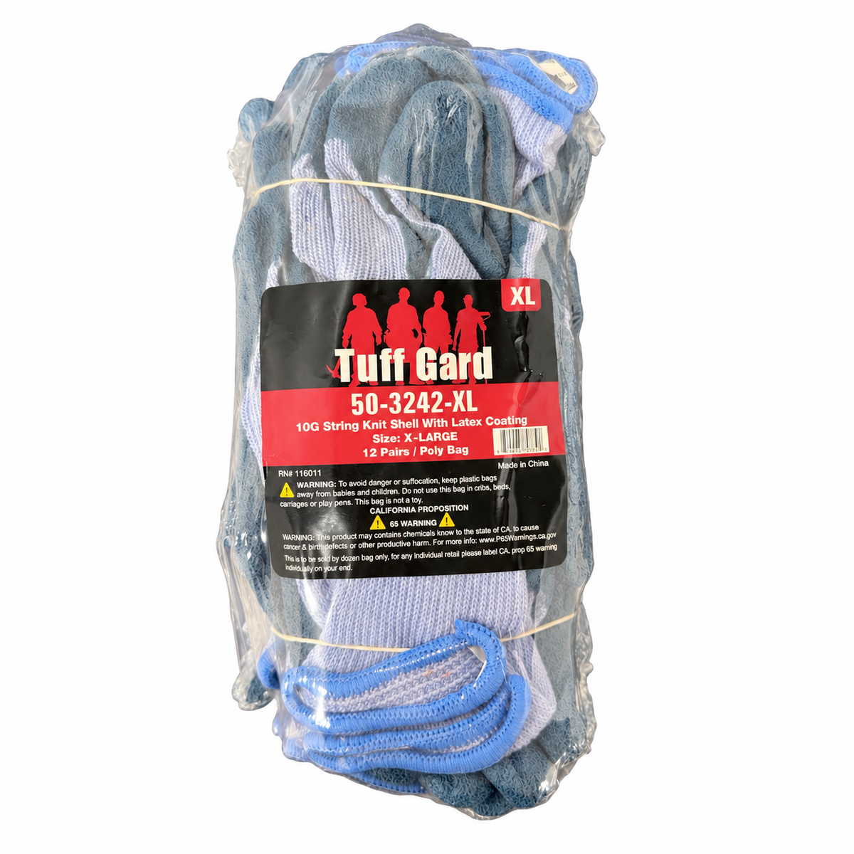 Tuff Gard 50-3242-XL original bag of 12 pairs, size XL