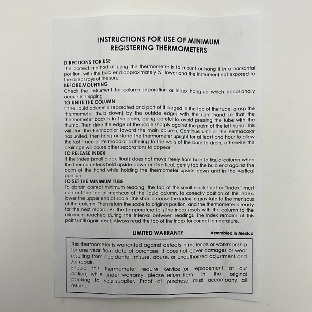 Termómetro para huertos (5499J)