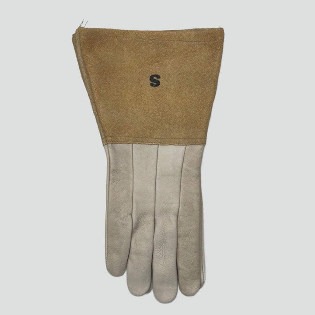 Lemon Cowhide Gloves Small