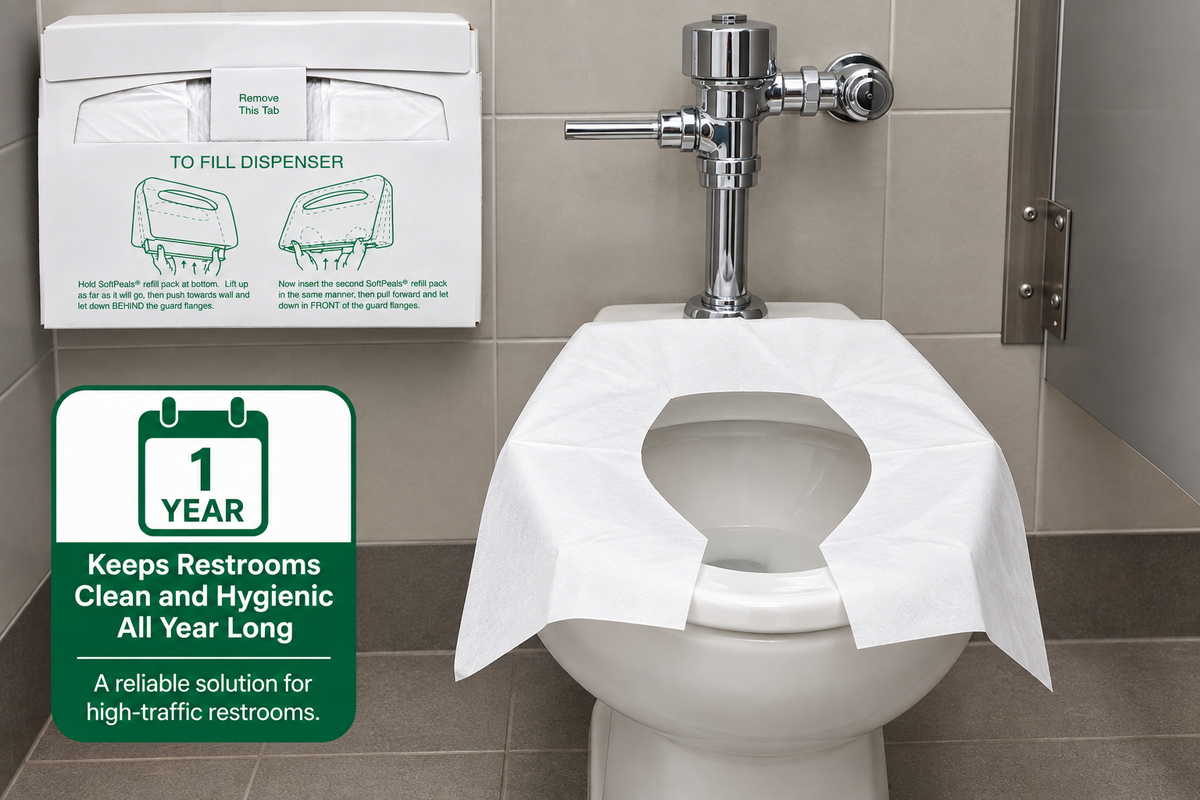 SierraSoft SP-5000S Toilet Seat Covers - 5,000 Count Case