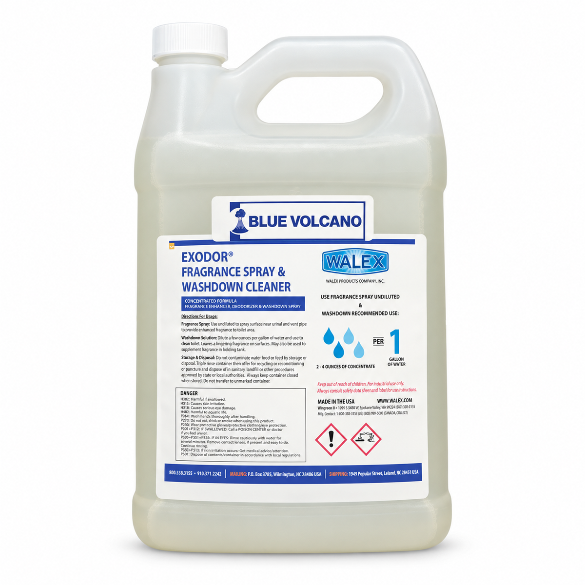 Walex EXODOR Fragrance Spray & Washdown Cleaner - 1 Gallon