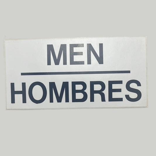 Men letter Decal