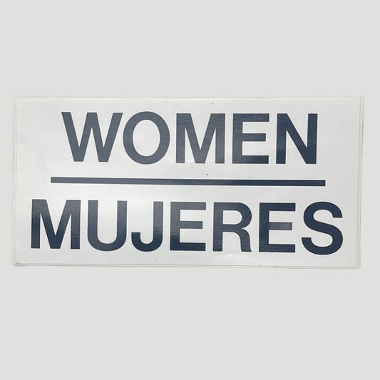 Women Letters Decal