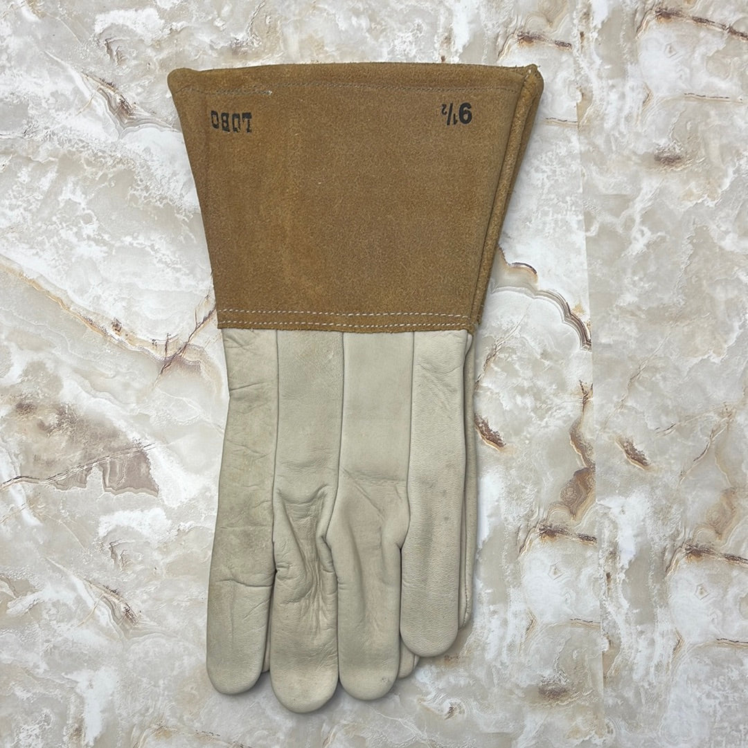 Lemon Cowhide Gloves Size 9.5