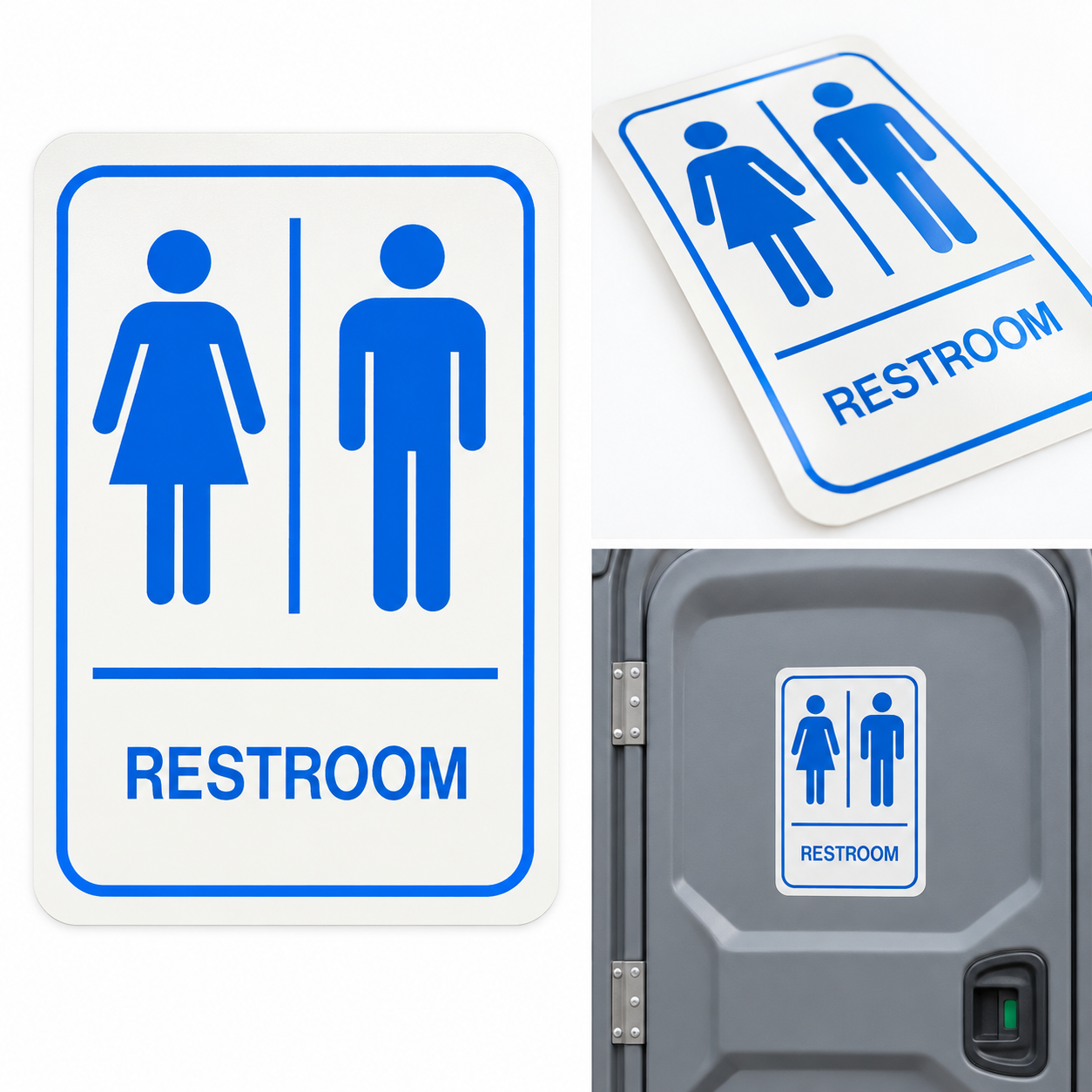 Restroom Men & Women Symbol Decal