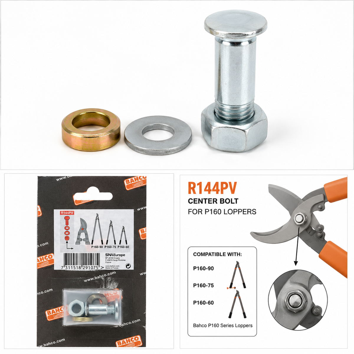 Bahco R144PV Center Bolt For P160 Loppers
