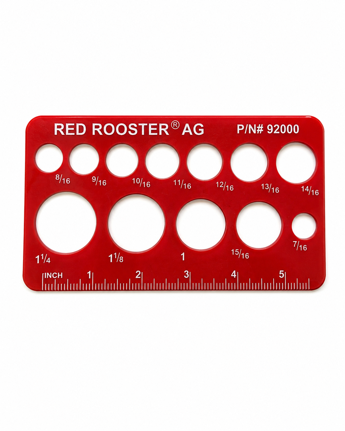 Red Rooster Grape Sizing Gauge-Plastic P/N 9200