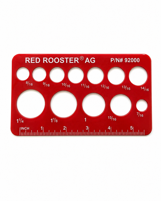 Red Rooster Grape Sizing Gauge-Plastic P/N 9200