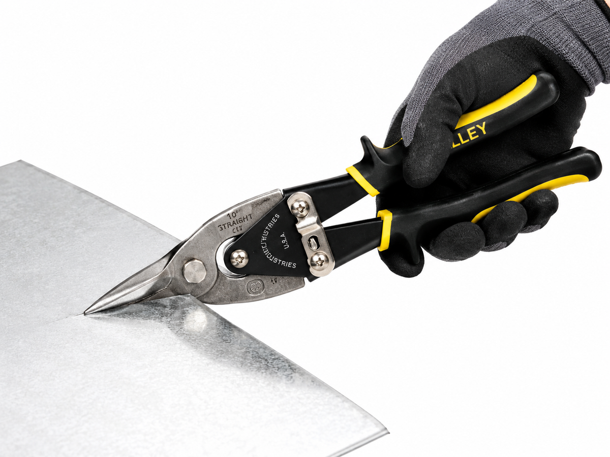 10'' Straight-Cut Aviation Tin Snips - Drop Forged Steel
