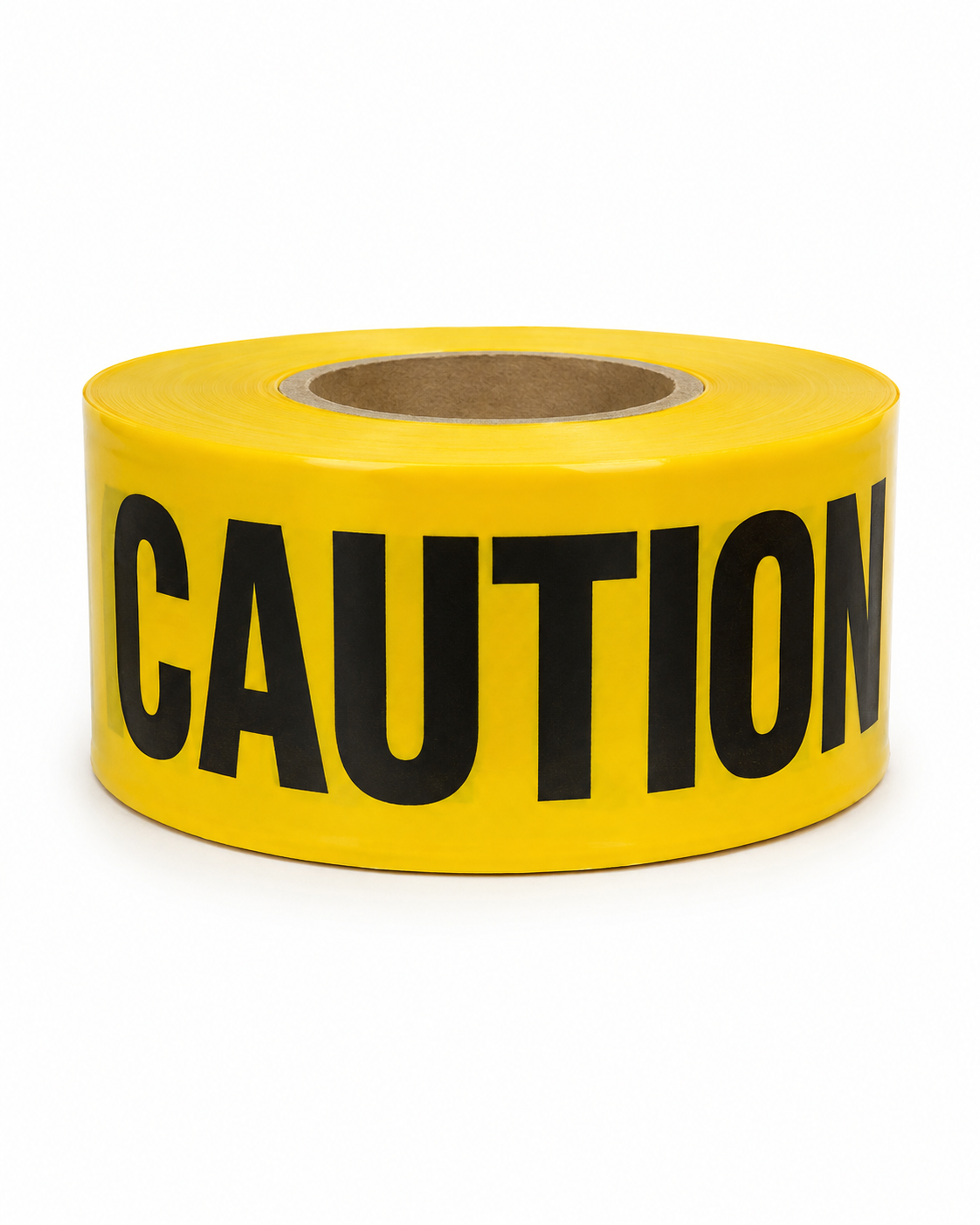 3" x 1000' Yellow Caution Tape - Non-Adhesive