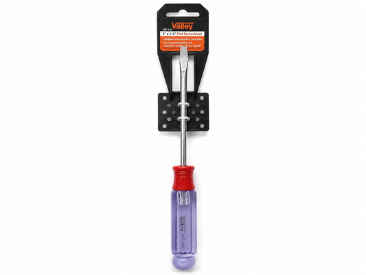 5" x 1/4" Slotted Flat Head Screwdriver