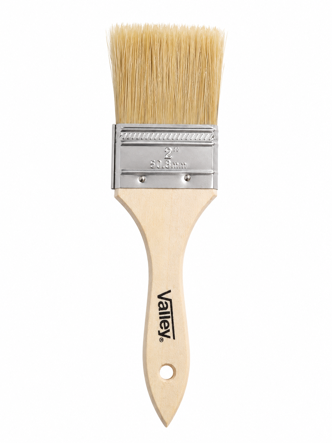 2'' Natural Bristle Paint Brush - Wood Handle