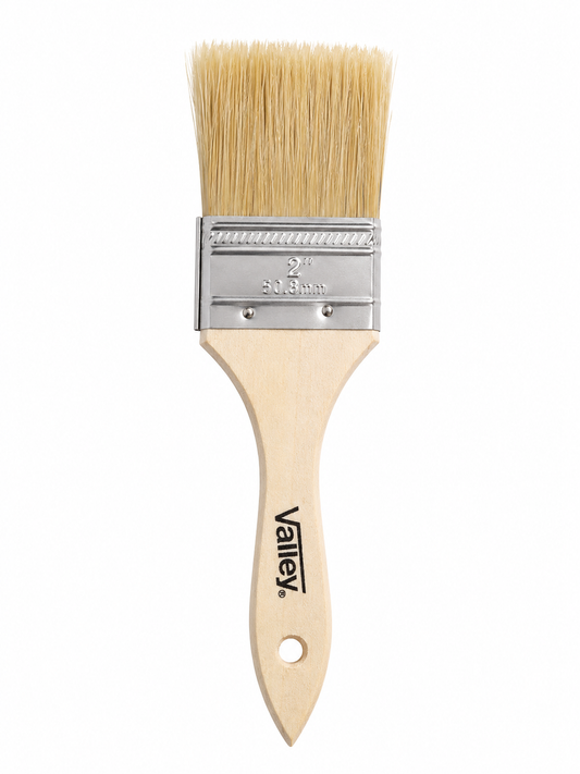 2'' Natural Bristle Paint Brush - Wood Handle
