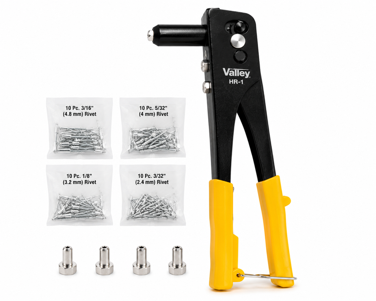 Heavy duty Hand Riveter with 40 Rivets