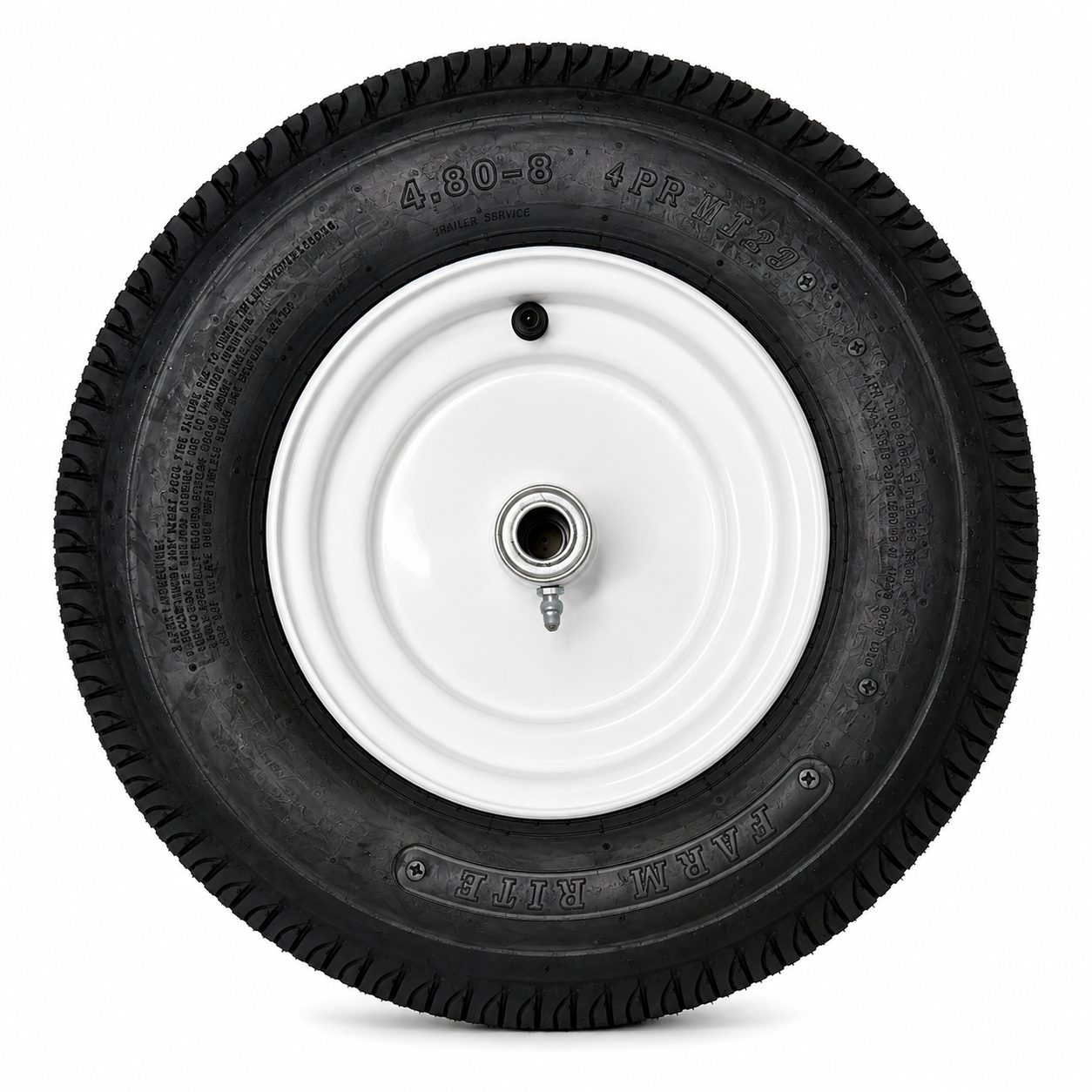 4.80-8 Farm Rite Trailer Tire & Wheel Assembly - 4 Ply
