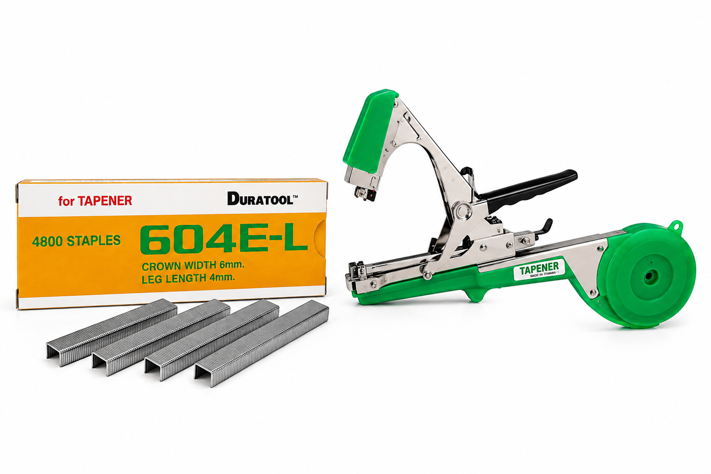 Duratool 604E-L Tapener Staples - 4,800 Count