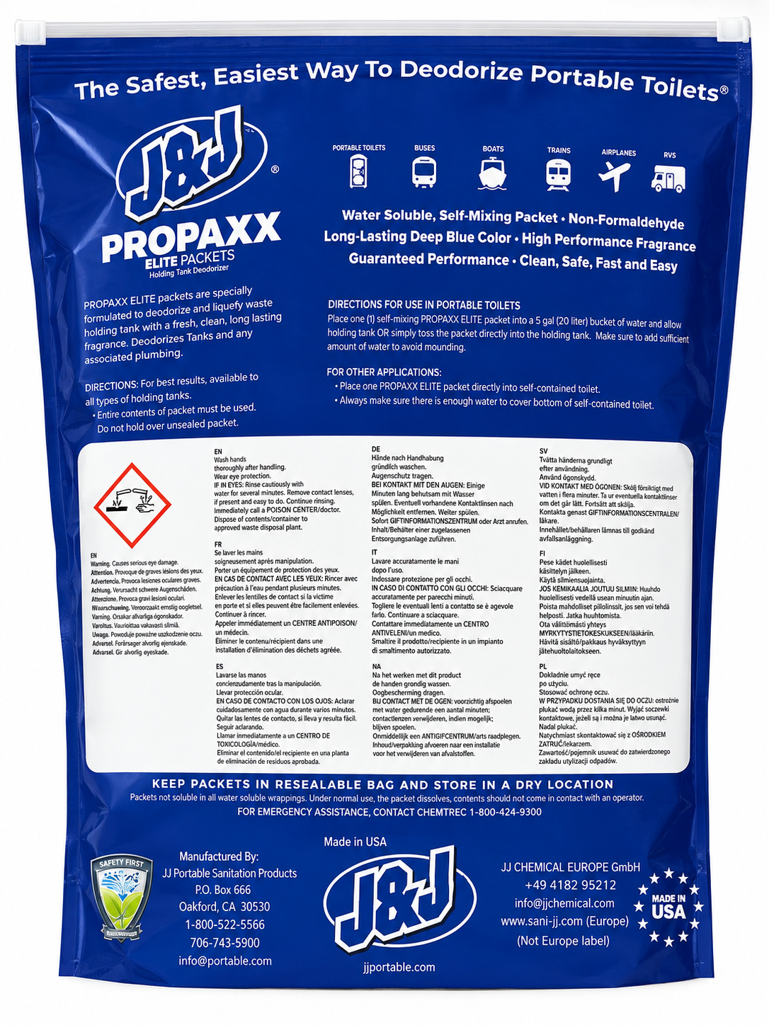 EverPro Gold Holding Tank Deodorant Packets - 60 Count