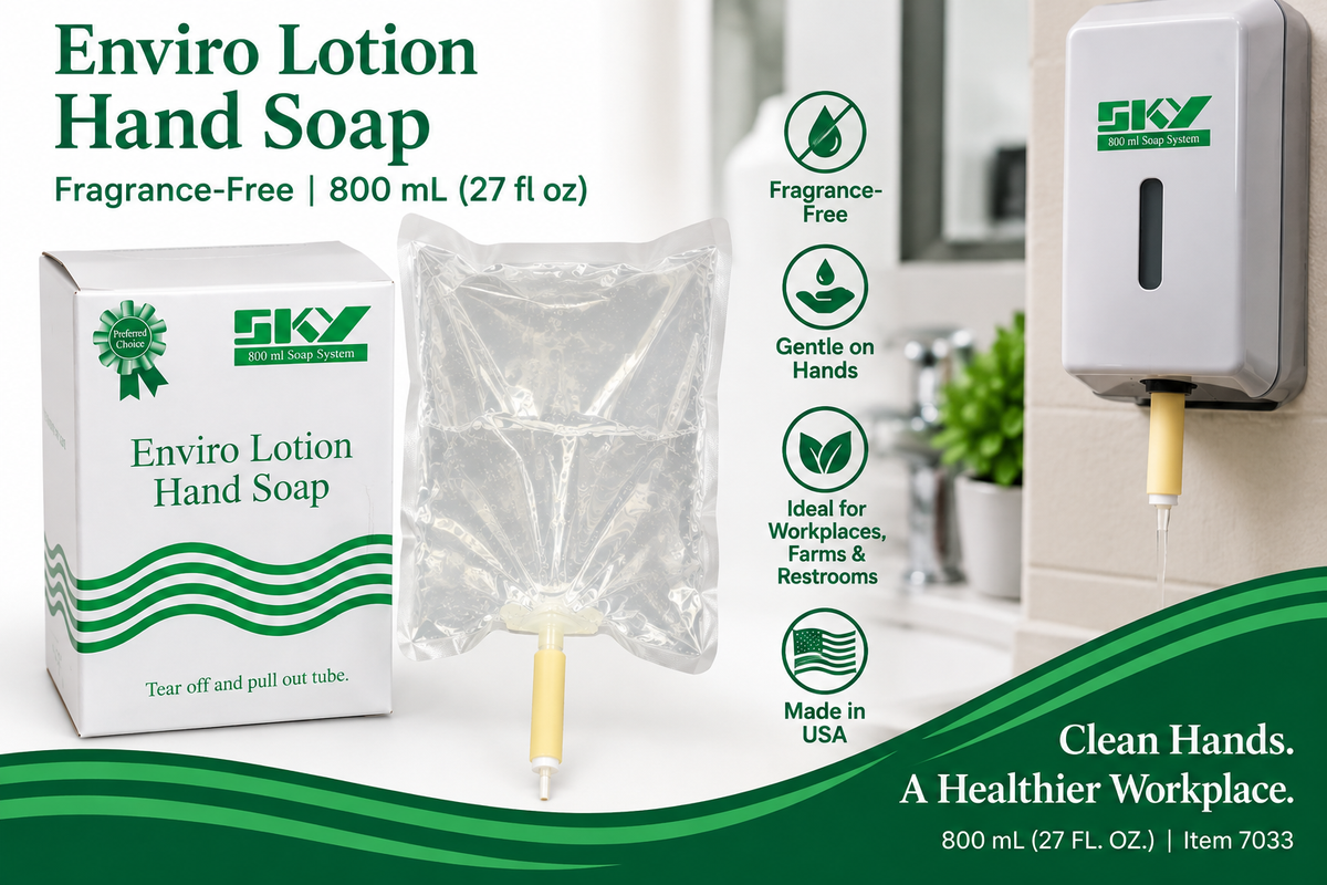 Enviro Fragrance-Free Lotion Hand Soap 800 mL - Item 7033