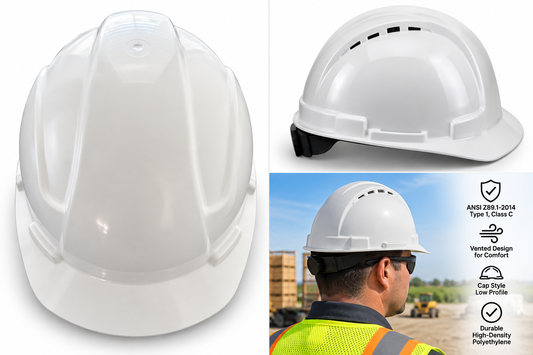 Casco de seguridad Durashell con ventilación y estilo gorra