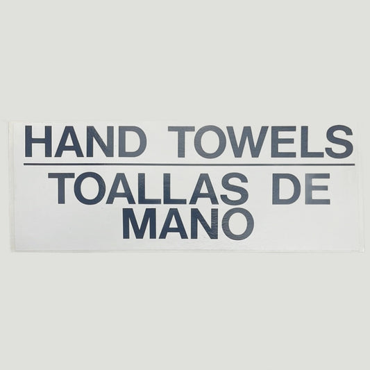 Hand Towel Decal