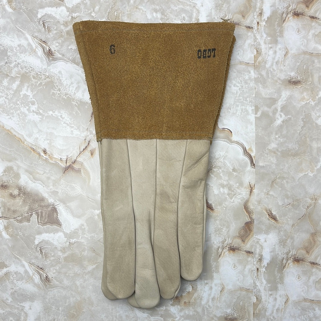 Lemon Cowhide Gloves Size 9