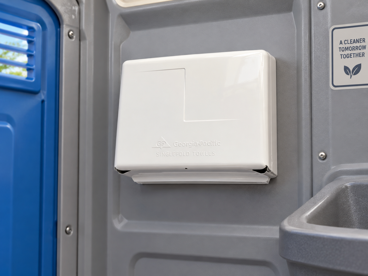 Dispensador de toallas de un solo pliegue