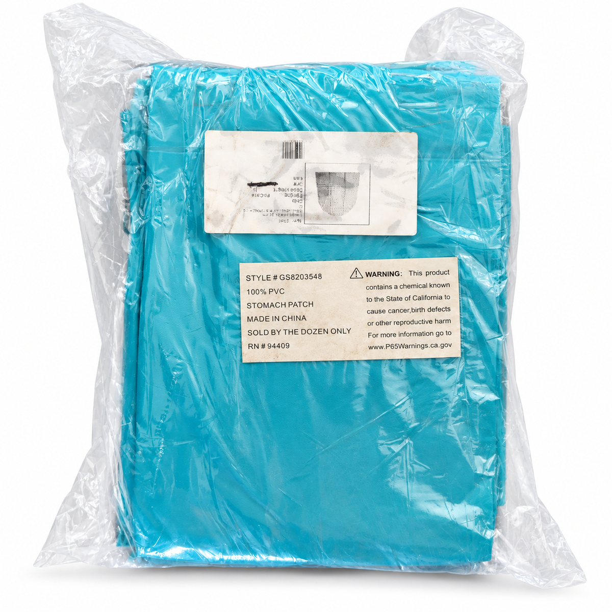 Blue PVC Protective Apron with Stomach Patch – GS8203548 – Default Title – photo 2