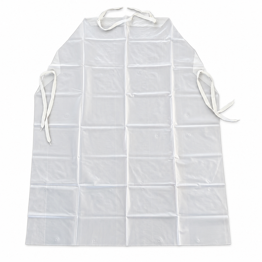 Clear Vinyl Protective Apron 12 Mil – 35" x 45" | UC-12-45 on white background