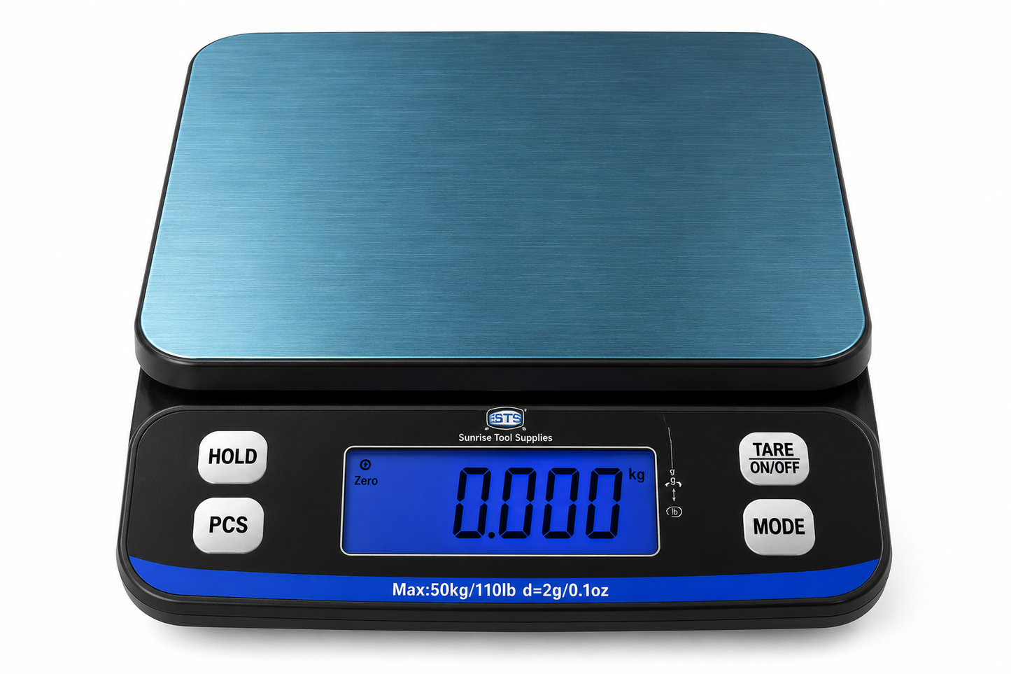 Digital Shipping Scale 110 lb / 50 kg- Heavy Duty Platform Scale