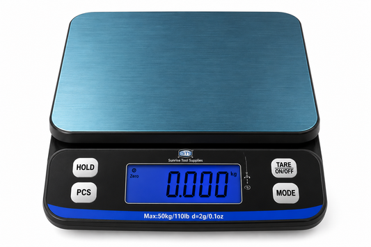 Digital Shipping Scale 110 lb / 50 kg- Heavy Duty Platform Scale