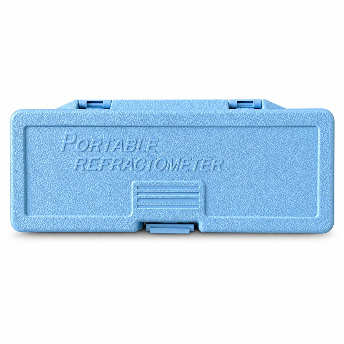 Closed blue hard case for handheld Brix refractometer