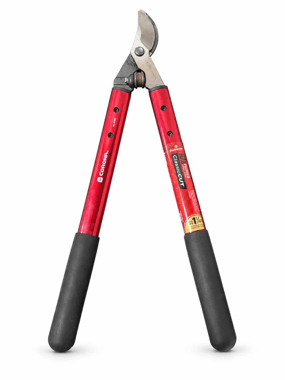 Corona ClassicCUT AL 8350 bypass lopper with 20 inch aluminum handles on white background