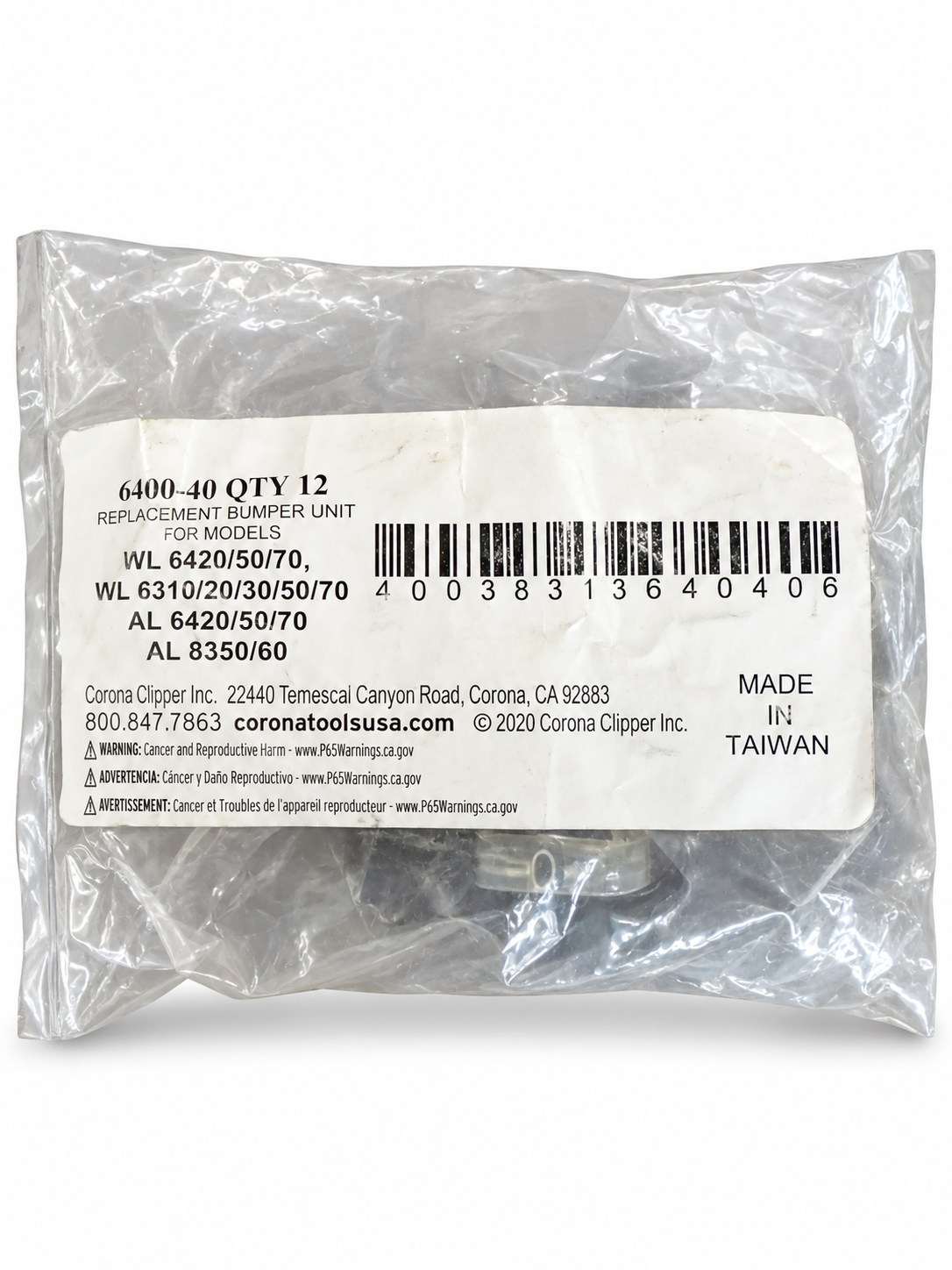 Corona 6400-40 Replacement ShockSTOP Piston Bumper for Loppers — packaging or alternate view