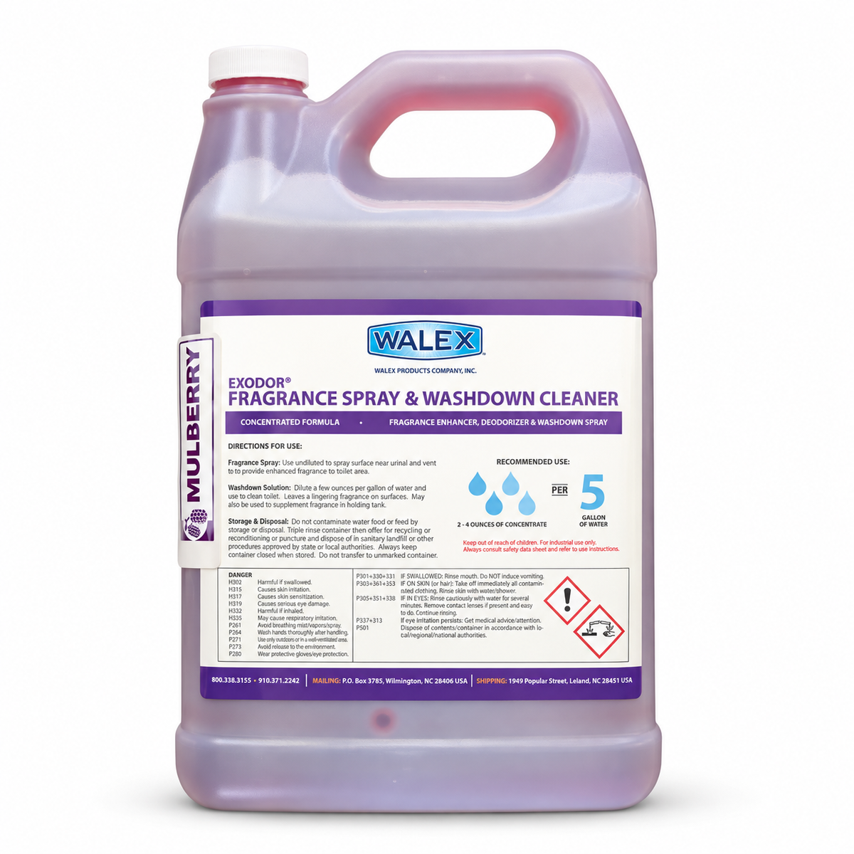 Walex EXODOR Fragrance Spray & Washdown Cleaner - 1 Gallon