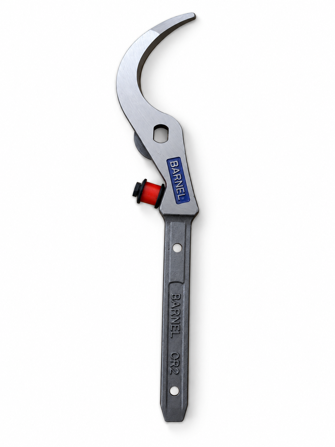 Barnel OR2 replacement hook with red bumper for orchard loppers, isolated on white background