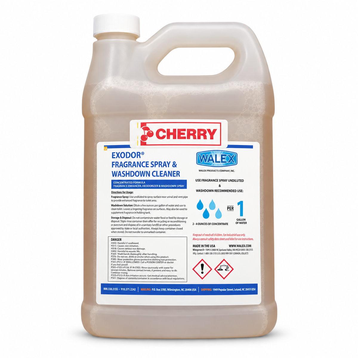 Walex EXODOR Fragrance Spray & Washdown Cleaner - 1 Gallon
