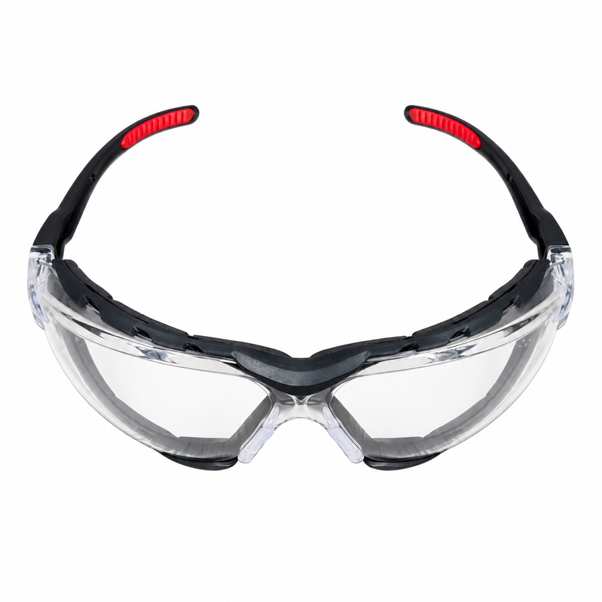 Falcon TF9500 clear-anti-fog safety glasses with foam-lined gasket