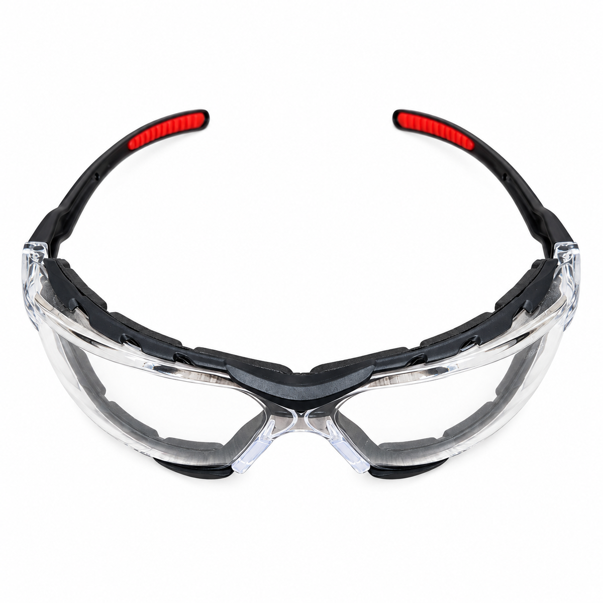 Falcon TF9500 clear safety glasses with foam-lined gasket