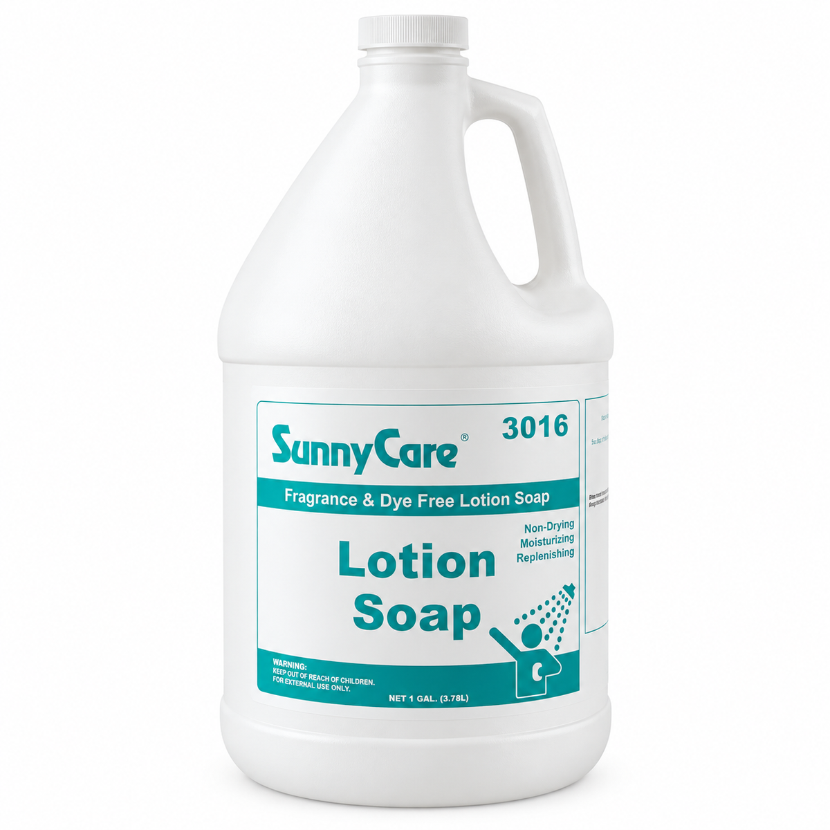 SunnyCare 3016 Fragrance & Dye Free Lotion Soap - 4 Gallon Case