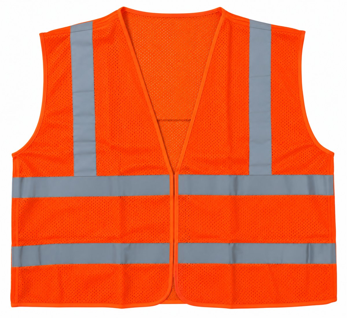 HiVizGard C16005F orange 5-point breakaway safety vest on white background