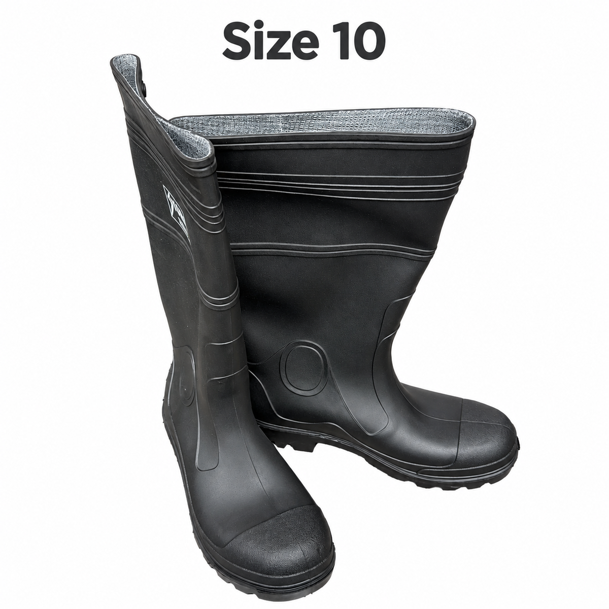 Johnson Wilshire 822 black PVC work boots size 10