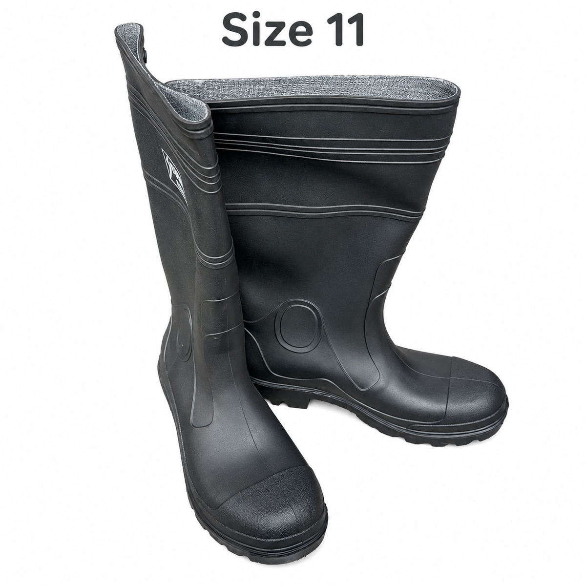 Johnson Wilshire 822 black PVC work boots size 11