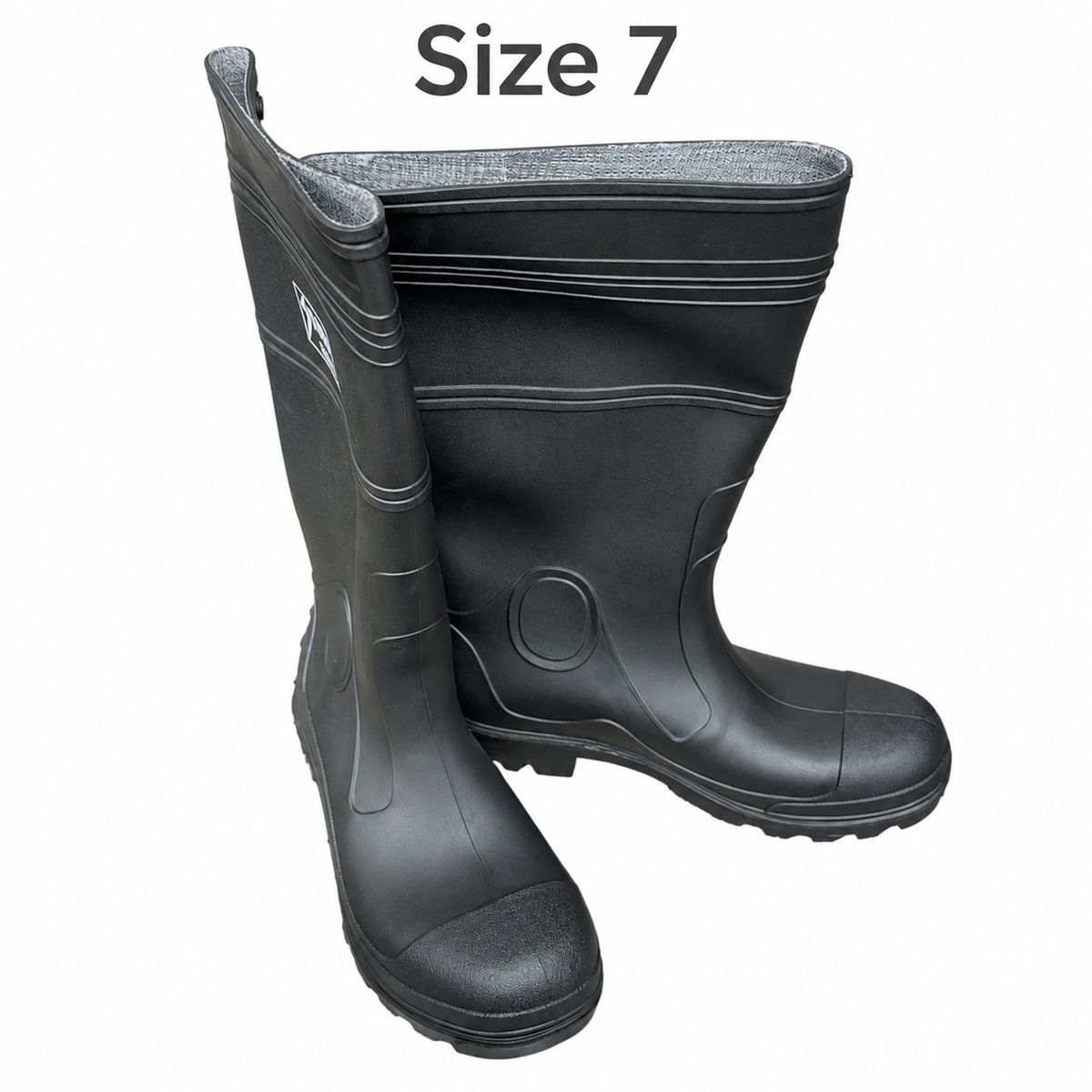 Johnson Wilshire 822 black PVC work boots size 7
